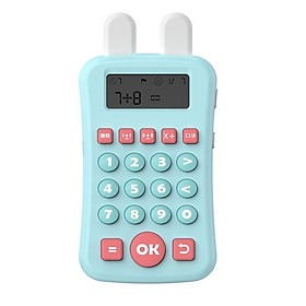 Máy tính cầm tay hình thỏ dễ thương cho bé học tập dễ dàng - Epod - Xanh