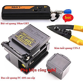 Mua Combo quang Dao cắt FC-60S+Bút soi quang 10km GRT+Kìm tuốt quang CFS-3