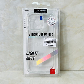 Ốp lưng cho iPhone 15 Pro Max Likgus trong bảo vệ camera- hàng chính hãng