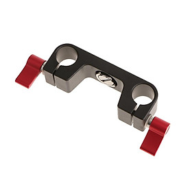 Super Lightweight Dual 15mm Rod Clamp with 1/4"-20 Thread for DSLR Camera Rig