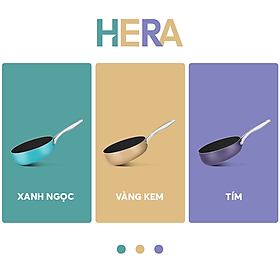 Chảo chống dính Full induction Elmich Hera đày từ size 20/24/26/28cm - Chảo chống văng dầu hàng chính hãng bảo hành 2 -10 năm