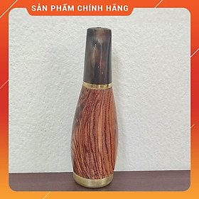 Tẩu Bắt Tóp Cigar Gỗ Phối Sừng TGS03 Ring Size 42-57 Hàng Thủ Công - Quà Tặng Ý Nghĩa Cho Sức Khỏe Nam Giới