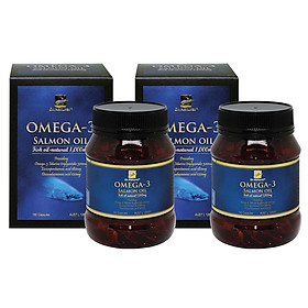 Combo 2 hộp viên Dầu cá hồi Dr Natural Omega 3 Salmon Oil 1000mg