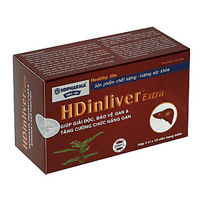 Viên Uống HDinliver Extra - HDPHARMA - Hỗ Trợ Giải Độc