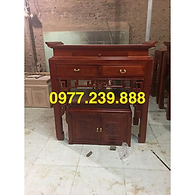 Mua bàn thờ gỗ thông 117cm