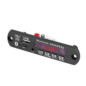 7-12V Audio Module Wireless  MP3 WMA  Board Car USB TF Radio