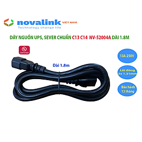 Mua Dây nguồn UPS  PDU  Server chuẩn C13 C14 dài 1m  1.5m  1 8m  2m. Lõi đồng 3 x 1.31mm  tiêu chuẩn UL - Hàng chính hãng