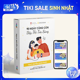 Hình ảnh sách Bộ sách “90 ngày cùng con dậy thì tỏa sáng” WEGROW - Sách giáo dục giới tính toàn diện đầu tiên tại Việt Nam, giúp cha mẹ đồng hành cùng con tuổi dậy thì | HOÀN TIỀN khi học xong trong 90 ngày - TẶNG bộ 100 video GDGT bản quyền Mỹ