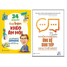 Combo 34 Bí Quyết Giúp Bạn Khéo Ăn Nói+Người Khôn Ngoan Ứng Xử Giao Tiếp Như Thế Nào? Để Thành Công Trong Mọi Cuộc Hội Thoại Khó Nhằn. Minhhabooks