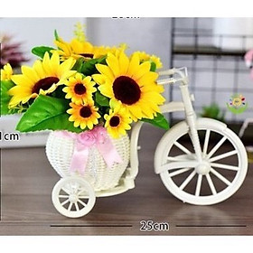 Mua Giỏ hoa hướng dương gắn xe đạp trang trí kệ tủ  bàn học  bàn làm việc độc đáo  decor phòng ngủ  nhà hàng  văn phòng công ty XH-01