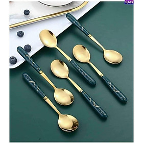 Mua Set 6 thìa xanh cẩm thạch
