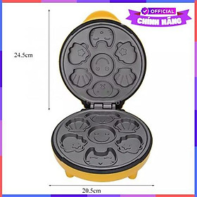 Mua Máy Làm Bánh Nướng Bánh Hình Thú Vouller Magic Cao Cấp Tặng Kèm Máy Đánh Trứng Và Đầu Chuyển 3 Chấu Thành 2 Chấu - Hàng Chính Hãng