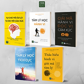 [Download Sách] Combo 5 cuốn sách về Tâm lý hot nhất (Tâm lý học hành vi + Tự chủ với âu lo + Tâm lý học tích cực + Thấu hiểu hành vi + Giải mã hành vi)