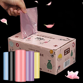 Mua HỘP 10 CUỘN 300 TÚI ĐỰNG RÁC SINH HỌC ĐỦ MÀU SIÊU DAI 45X50CM ĐỰNG THOẢI MÁI