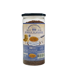 Bột hạt lanh và hạt lanh nâu nguyên liệu nấu ăn, làm bánh, ăn kèm salad - flaxseed the nuts valley