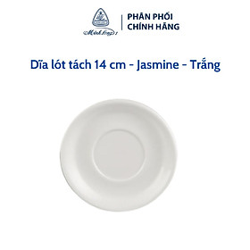 Mua Dĩa lót tách 14 cm - Jasmine - Trắng - Gốm sứ cao cấp Minh Long I