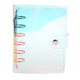A6 6 Holes PVC Loose-leaf Cover Laser Multi-color Notebook Sheet Binder