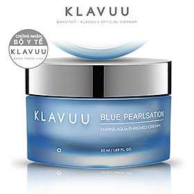 Kem dưỡng KLAVUU BLUE ngọc trai kiềm dầu PEARLSATION Marine Aqua Enriched Cream 50ml
