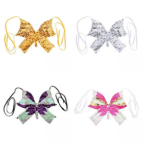 4pcs Belly Dance Bra Top Women Sequined Dance Costumes Butterfly Tops