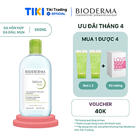 Nước tẩy trang Công Nghệ Micella Bioderma Sebium H2O - 500ml