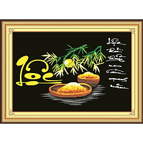 Tranh đính đá chữ Lộc  - 88552