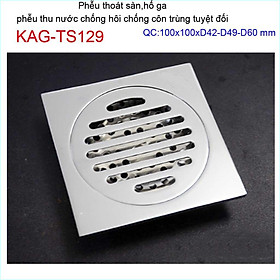 Mua Thoát sàn chống hôi nhà tắm  phễu thoát sàn chống trào tuyệt đối 10x10cm KAG-TS129