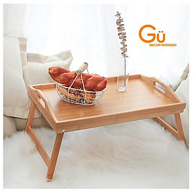 Mua Bàn học gấp gọn bàn làm việc ngồi bệt  Chất liệu gỗ tre Decor trang trí
