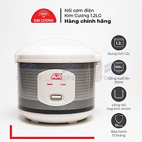 Mua Nồi Cơm Điện Kim Cương 1.2 Lít Nắp Gài Không Chống Dính - Hàng Chính Hãng