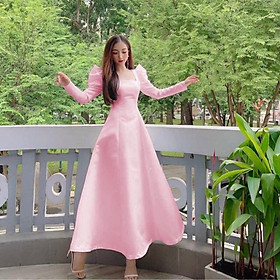 Đầm dự tiệc xoè tay dài TRIPBLE T - SIZE S/M/L/XL (kèm ảnh/video thật ) MS213V
