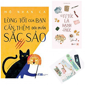 Combo Lòng Tốt Của Bạn Cần Thêm Đôi Phần Sắc Sảo + Tự Túc Là Hạnh Phúc - Tặng Kèm Bookmark