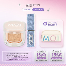 Bộ đôi trang điểm Phấn nước Iconic Perfection Cushion và Son thỏi Cao Cấp M.O.I The New Iconic Phiên bản giới hạn