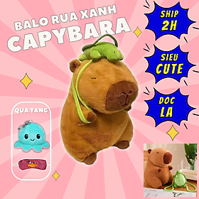 Thú nhồi bông Capybara chảy nước mũi êm mịn dễ thương cao cấp - Size từ 25cm đến 90cm - Quà tặng gấu bông Capybara nhồi bông dễ thương - Gối ôm mềm mịn cho bé