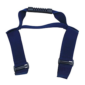 Scuba Diving Adjustable Tank Cylinder Carrier Holder Strap with Carry Handle, Blue