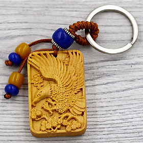 Combo 3 móc khóa đại bàng - gỗ ngọc am