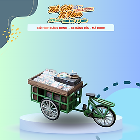MÔ HÌNH TỰ LẮP RÁP DIY SÀI GÒN THU NHỎ - XE BÁN ĐĨA DẠO - HR09