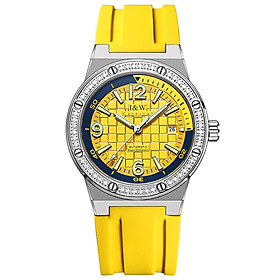 Đồng hồ nam chính hãng I&W CARNIVAL 661G-S3 hàng mới fullbox Kính sapphire ,chống xước,Chống nước ,Bảo hành chính hãng,Máy cơ (Automatic),Dây cao su cao cấp,thiết kế thể thao