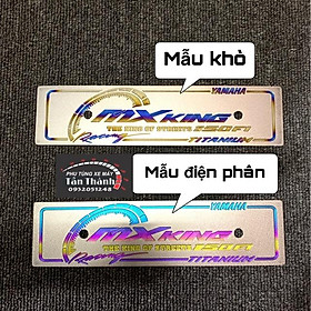 Bảng tên Titan dành cho xe Mxking kèm ốc proti