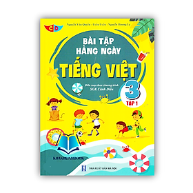 Sách - Bài Tập Hằng Ngày Tiếng Việt 3 - Tập 1 - Cánh Diều