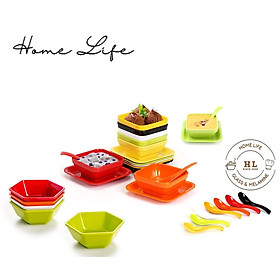 Bộ bát thìa Melamine chuyên dùng sữa chua - chè đà nẵng | BÁT CHÈ MELAMINE A5