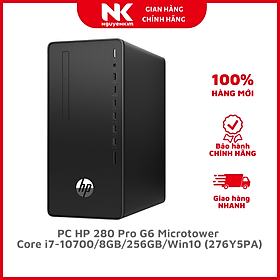 Mua PC HP 280 Pro G6 Microtower i7-10700/8GB/256GB/Win10 (276Y5PA) - Hàng Chính Hãng