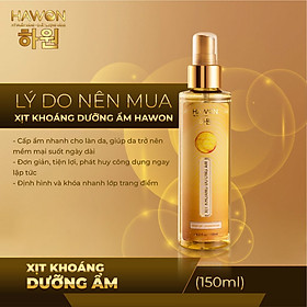 Xịt Khoáng Cấp Ẩm Làm Dịu Da HAWON - 150ml