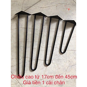 Mua chân bàn hairpin (chân hairpin từ 17cm đến 45cm kèm vít)