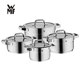 Bộ Nồi WMF Compact Cuisine 4 Món Cookware Set Chất Liệu Thép Không Gỉ P&P, Dùng Cho Mọi Loại Bếp - 0790046380