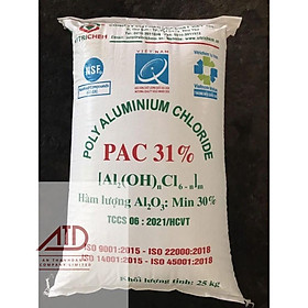Mua 1kg PAC trắng   Ấn độ  bột mịn dùng cho nước sinh hoạt hoặc hồ bơi
