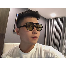 Kính mát nam nữ bản to gọng nhựa oversize