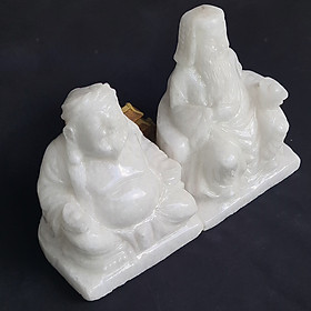 Mua Bộ Thần Tài Thổ Địa - Đá Trắng - 16Cm - Mx