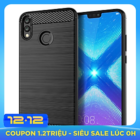 Ốp Lưng Dẻo Dành Cho Honor 8X Vân Xước Chống Sốc - Hàng chính hãng