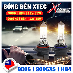 Bóng Đèn Ô Tô Xtec HB4 9006 12V 55W (Chân Cong) - Nhập Khẩu Chính Hãng