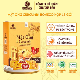 Mật ong Curcumin HONECO 15 gói x 15g