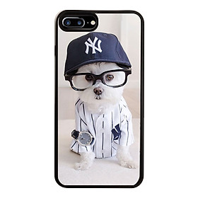 Ốp Lưng Kính Cường Lực Dành Cho Điện Thoại iPhone 7 Plus / 8 Plus Puppy Cute Mẫu 8